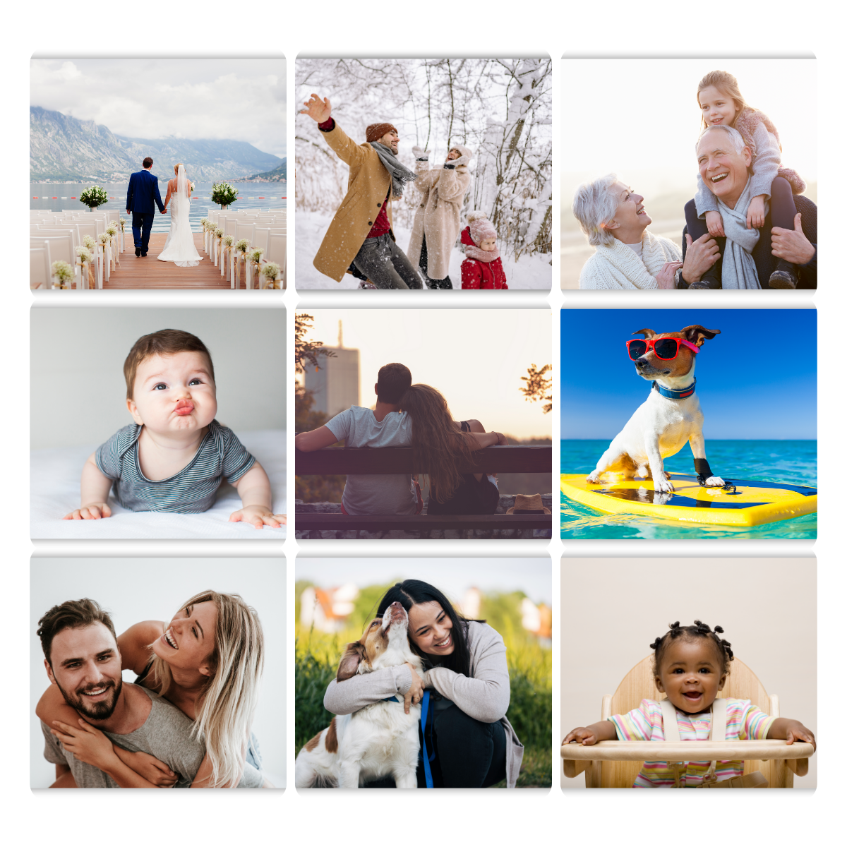 Square Photo Magnets