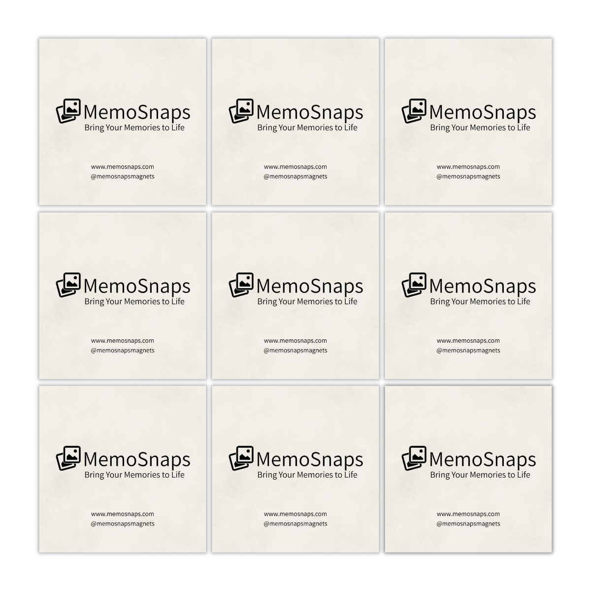 Corporate Brand Logo Address Magnets