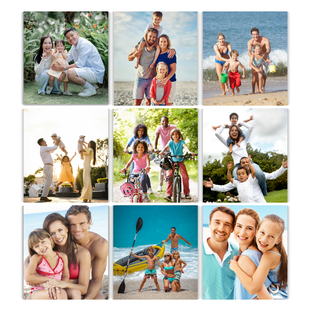 Family Holiday Memory Magnets