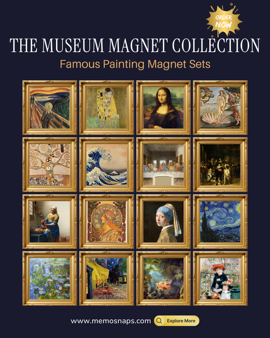 Famous Art Paintings Magnet Collection