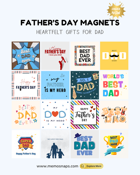 Fathers Day Celebration Fridge Magnet Gifts