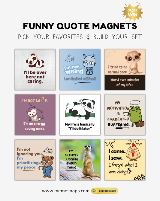 Funny Quote Fridge Magnets