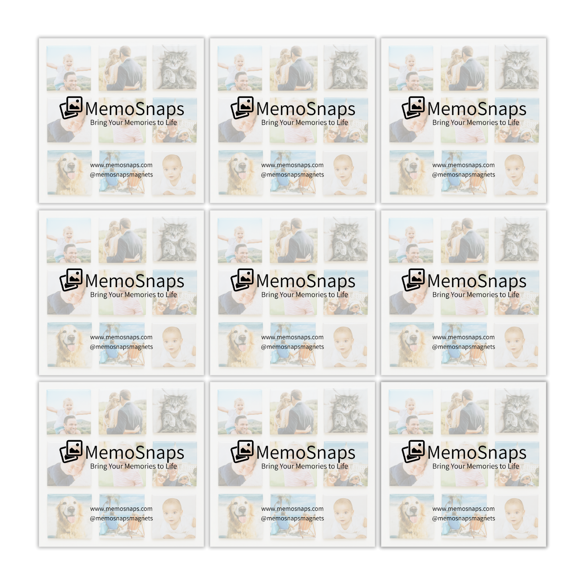 Memosnaps Magnets Corporate Contacts