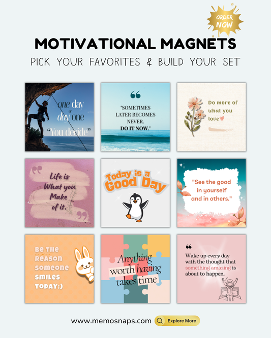 Motivational Quotes Fridge Magnets