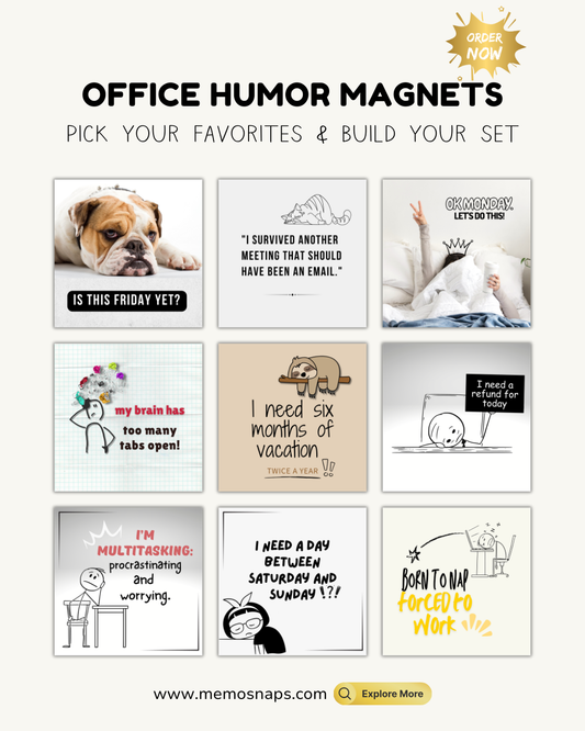 Office Humor Kitchen Magnets