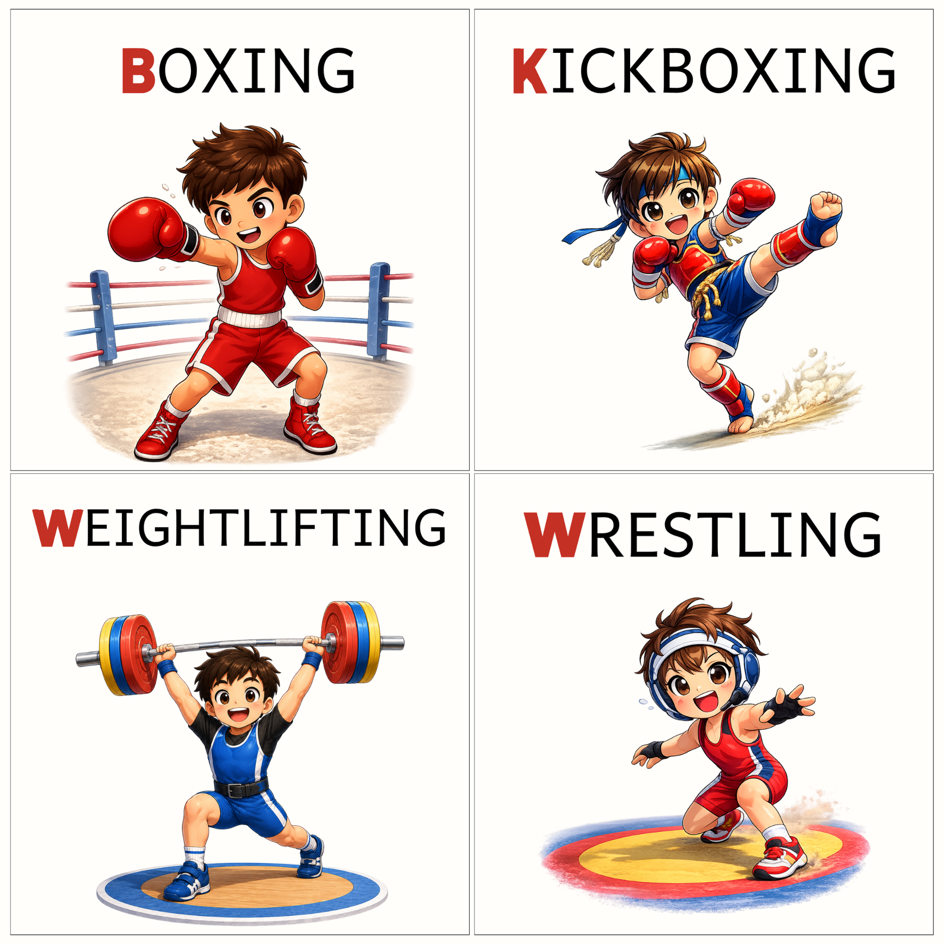Sports Alphabet Letter Magnets