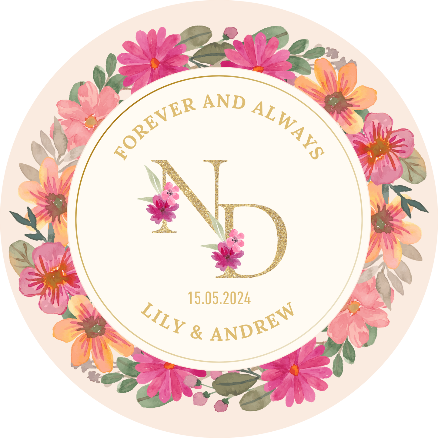 Wedding Keepsake Fridge Magnets