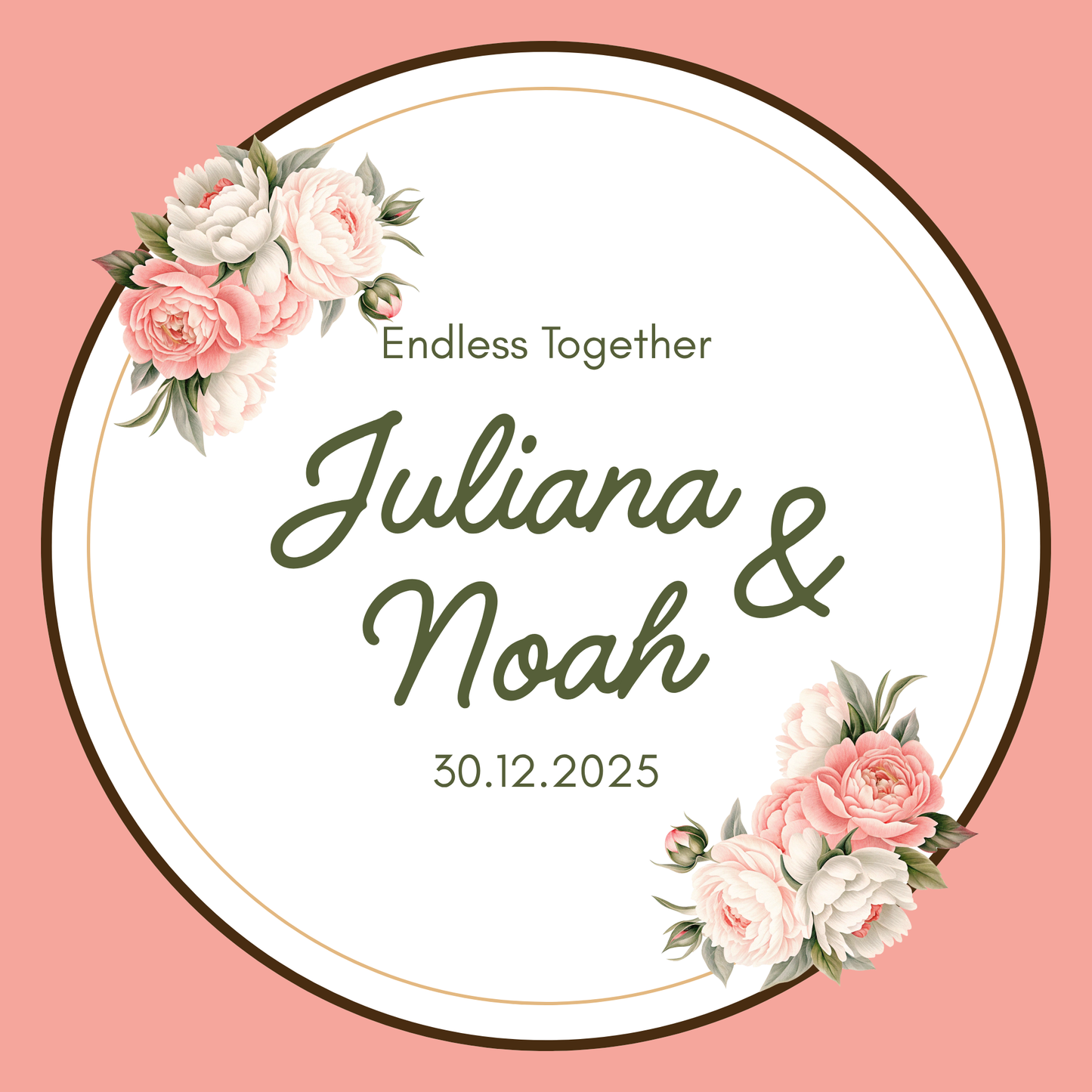 Wedding Keepsake Fridge Magnets