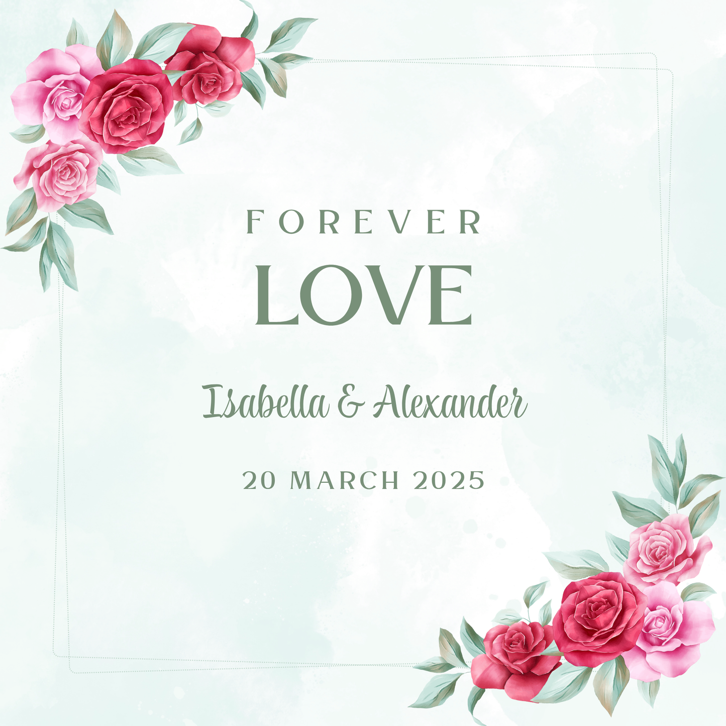 Wedding Keepsake Fridge Magnets