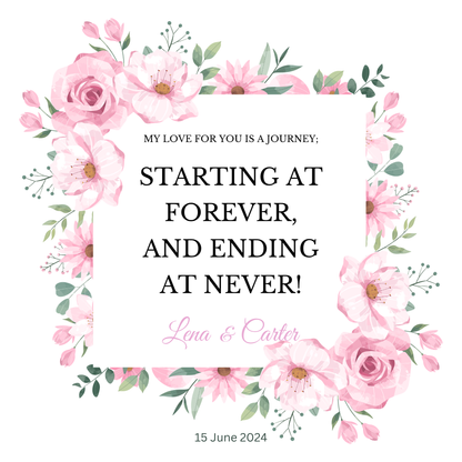 Wedding Keepsake Fridge Magnets