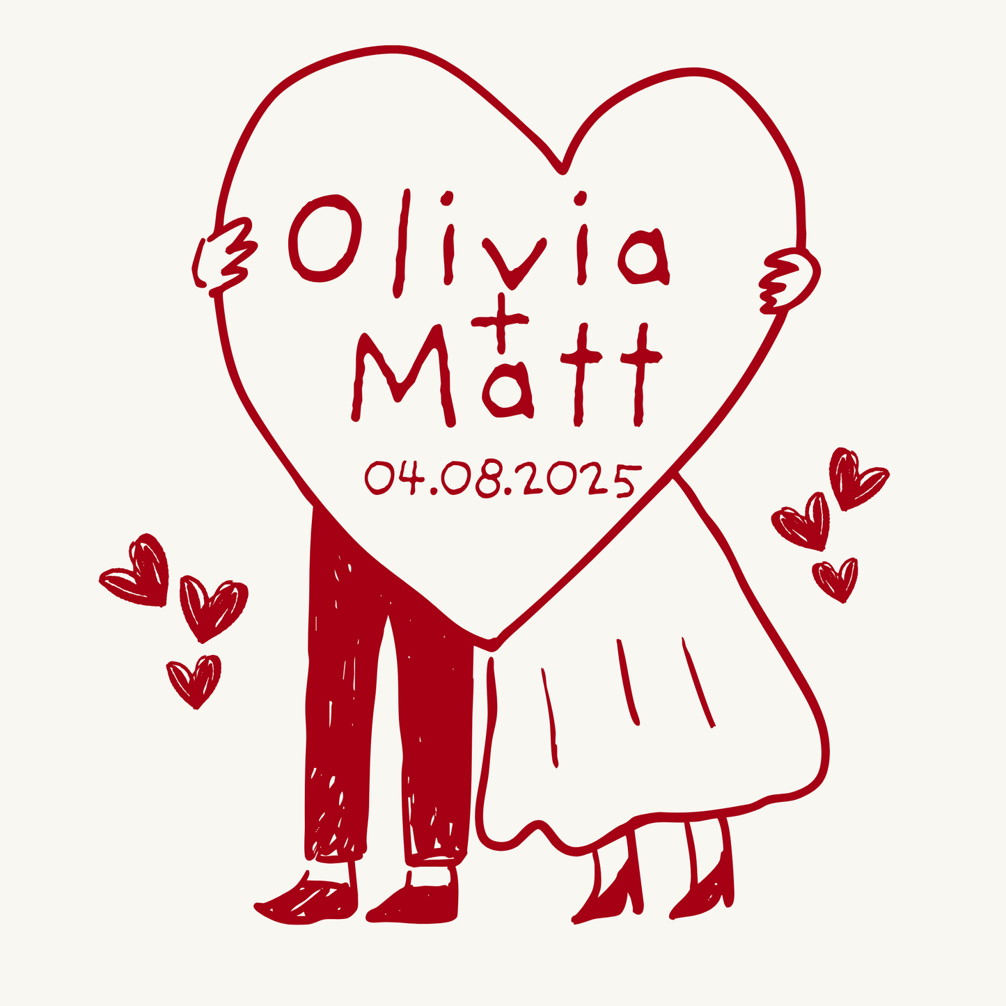 Wedding Keepsake Fridge Magnets