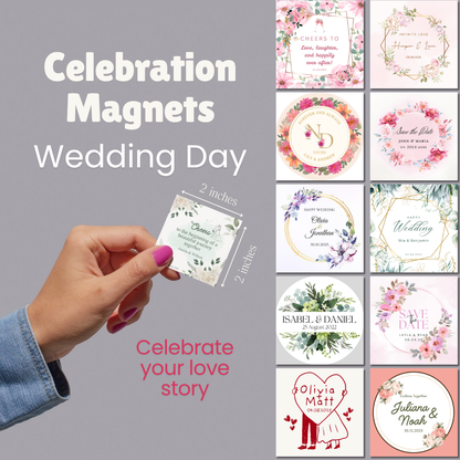 Wedding Keepsake Fridge Magnets