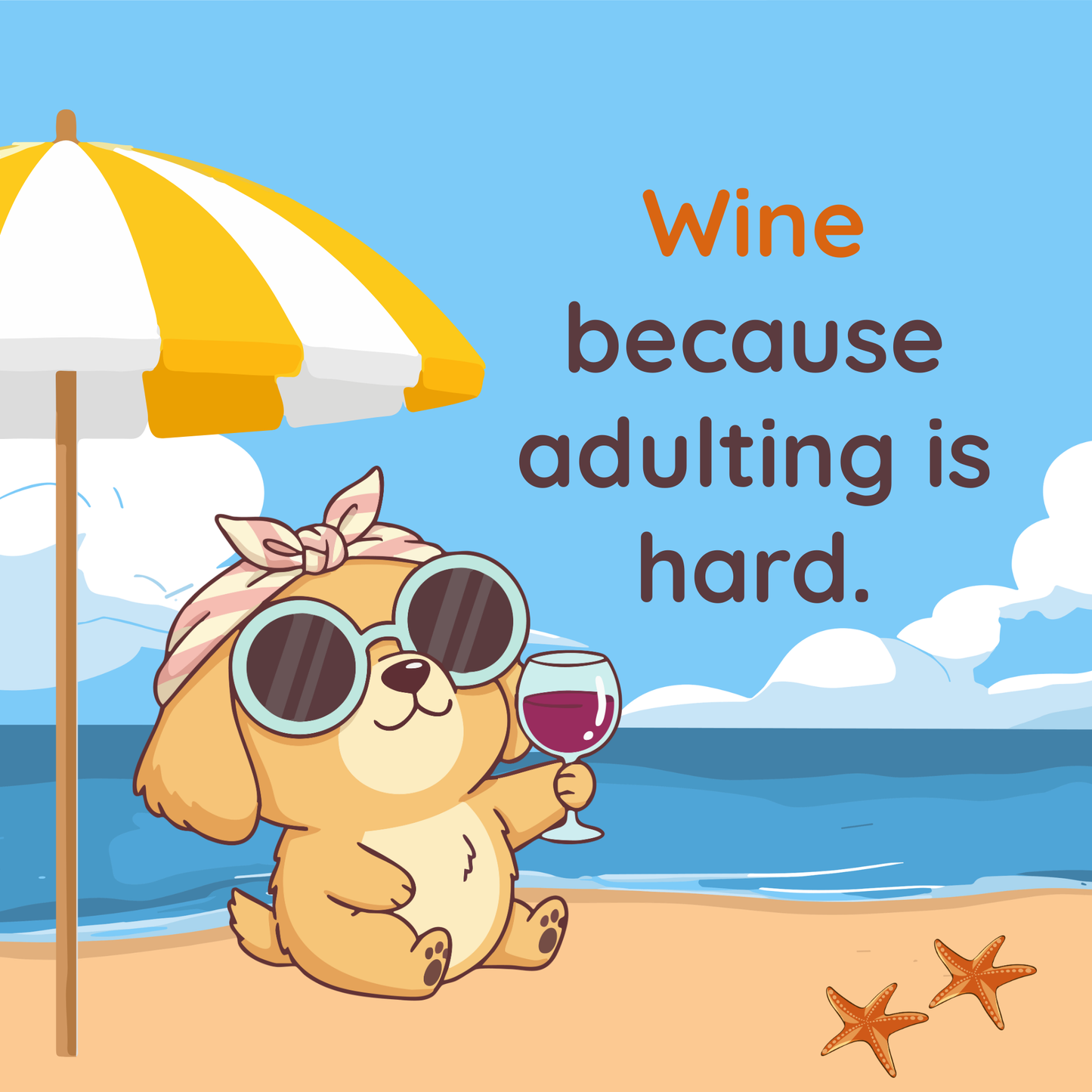 Wine Themed Fridge Magnets