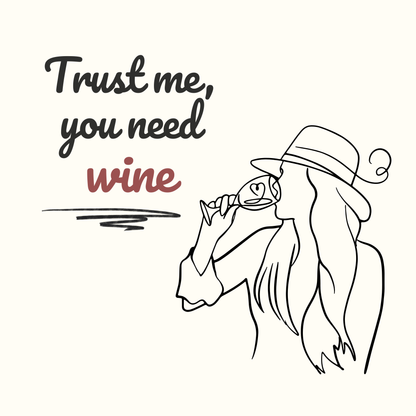 Wine Themed Fridge Magnets